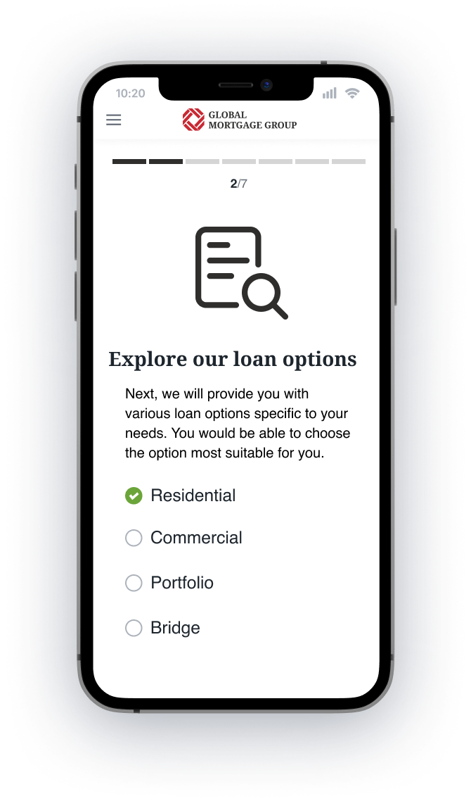 Explore our loan options
