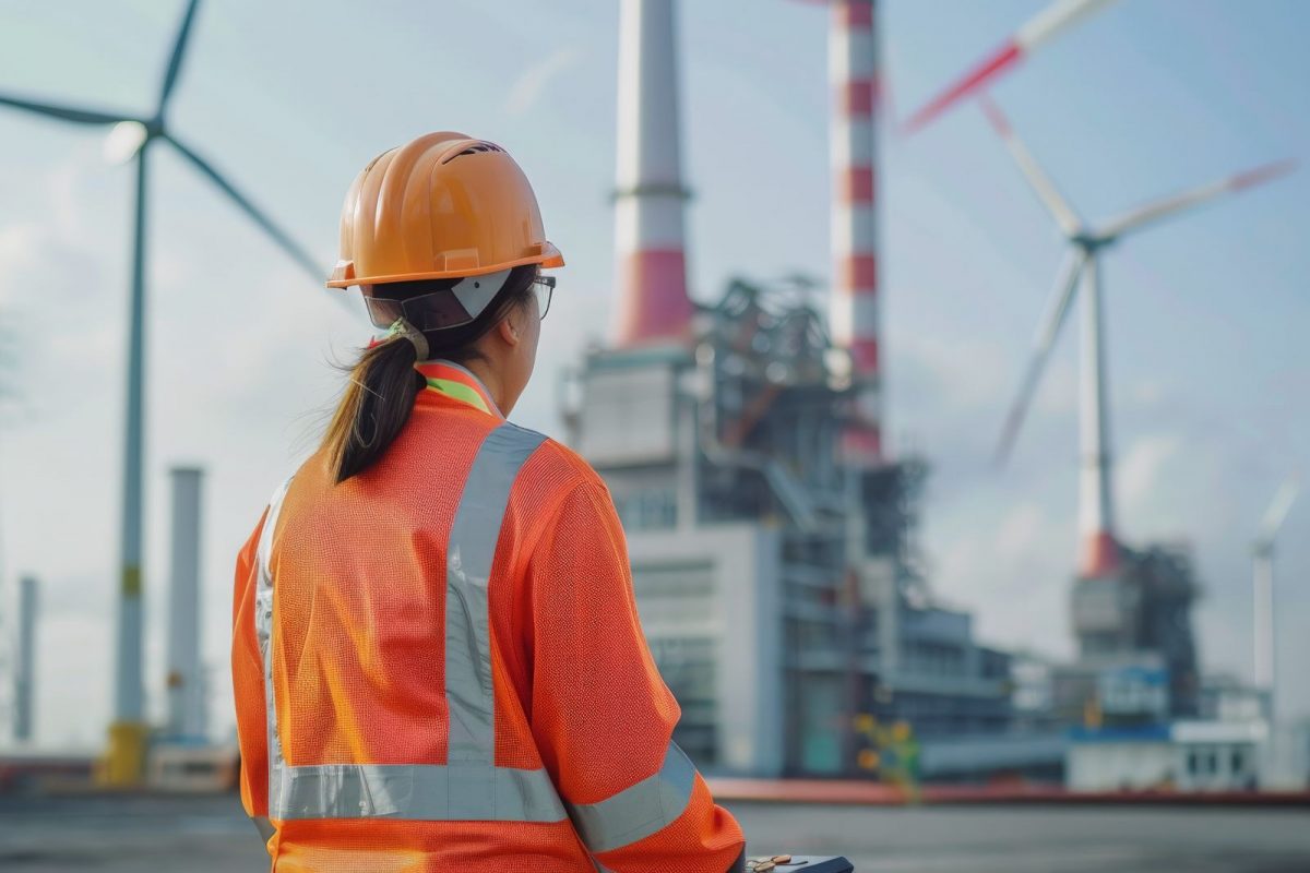 Large-scale power plant and renewable energy infrastructure representing private credit financing for energy projects in Asia Pacific