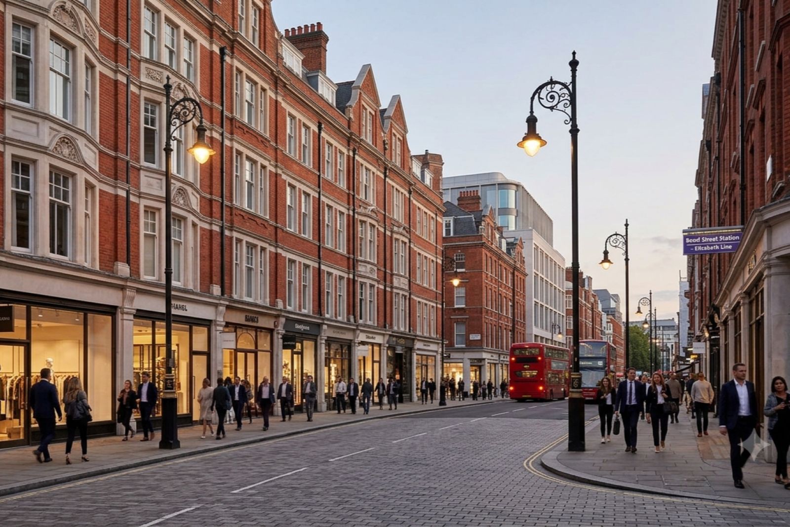 Marylebone village street near Bond Street station representing prime London property financing for value-conscious buyers