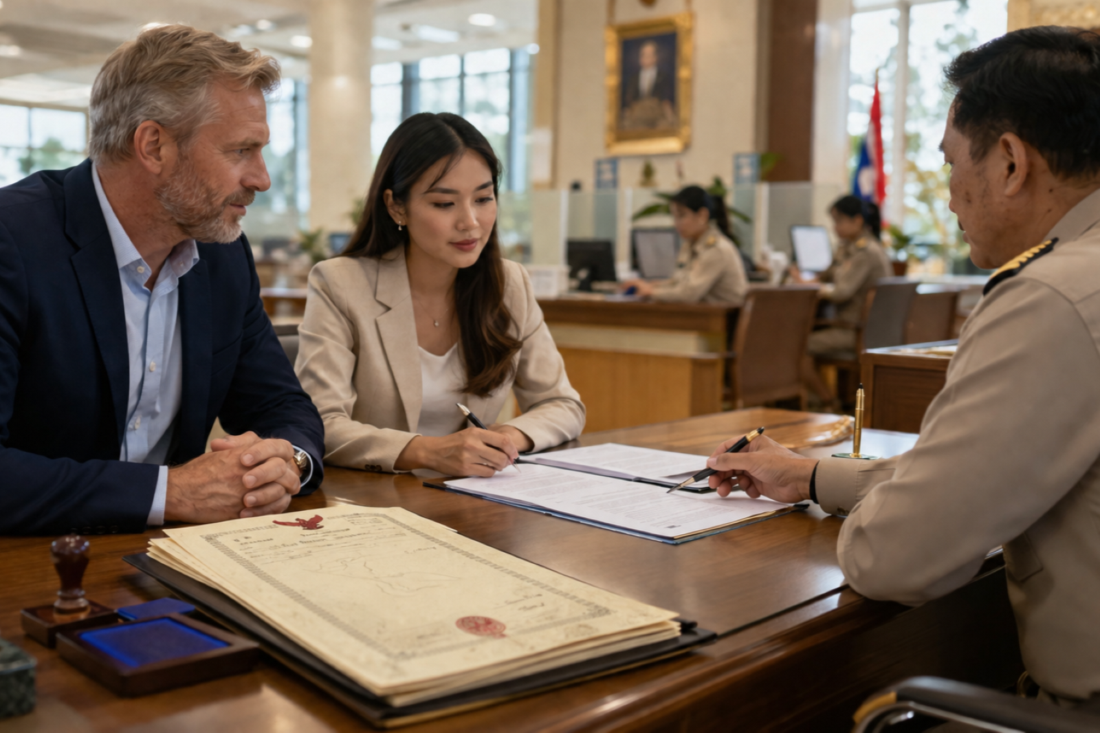 Thai Land Department office where Kai Faak conditional sale transactions are registered for foreign property owners