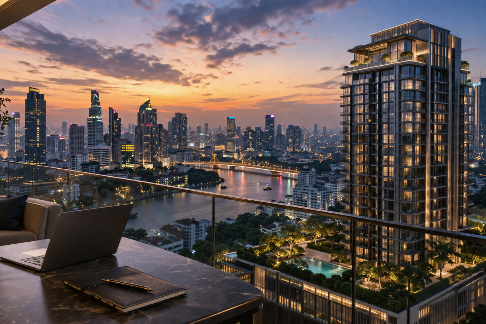 Foreign-owned freehold condominium in Bangkok representing the strongest collateral for Thai equity release