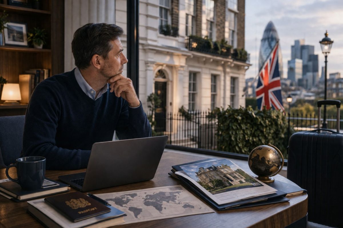 London residential property representing a departing UK expat converting to a buy-to-let mortgage before relocating overseas
