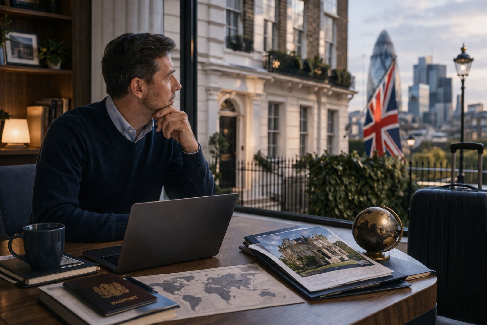 London residential property representing a departing UK expat converting to a buy-to-let mortgage before relocating overseas