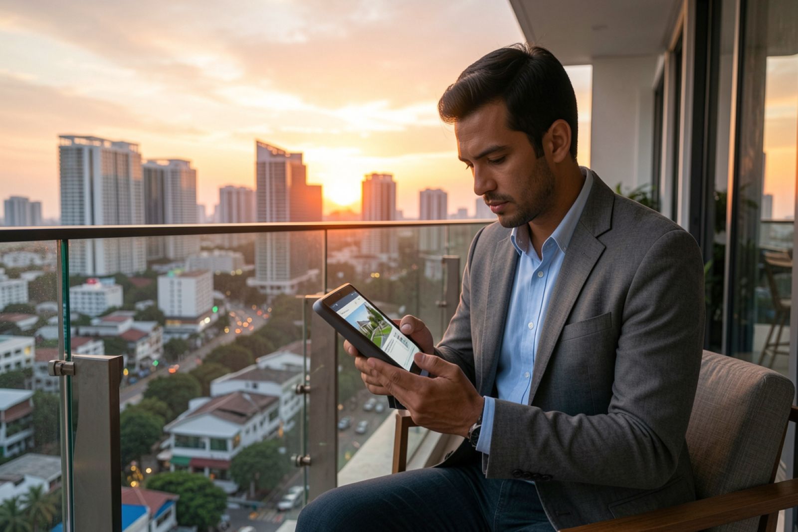 Foreign property owner weighing a short-term bridging loan decision against a Thai property investment