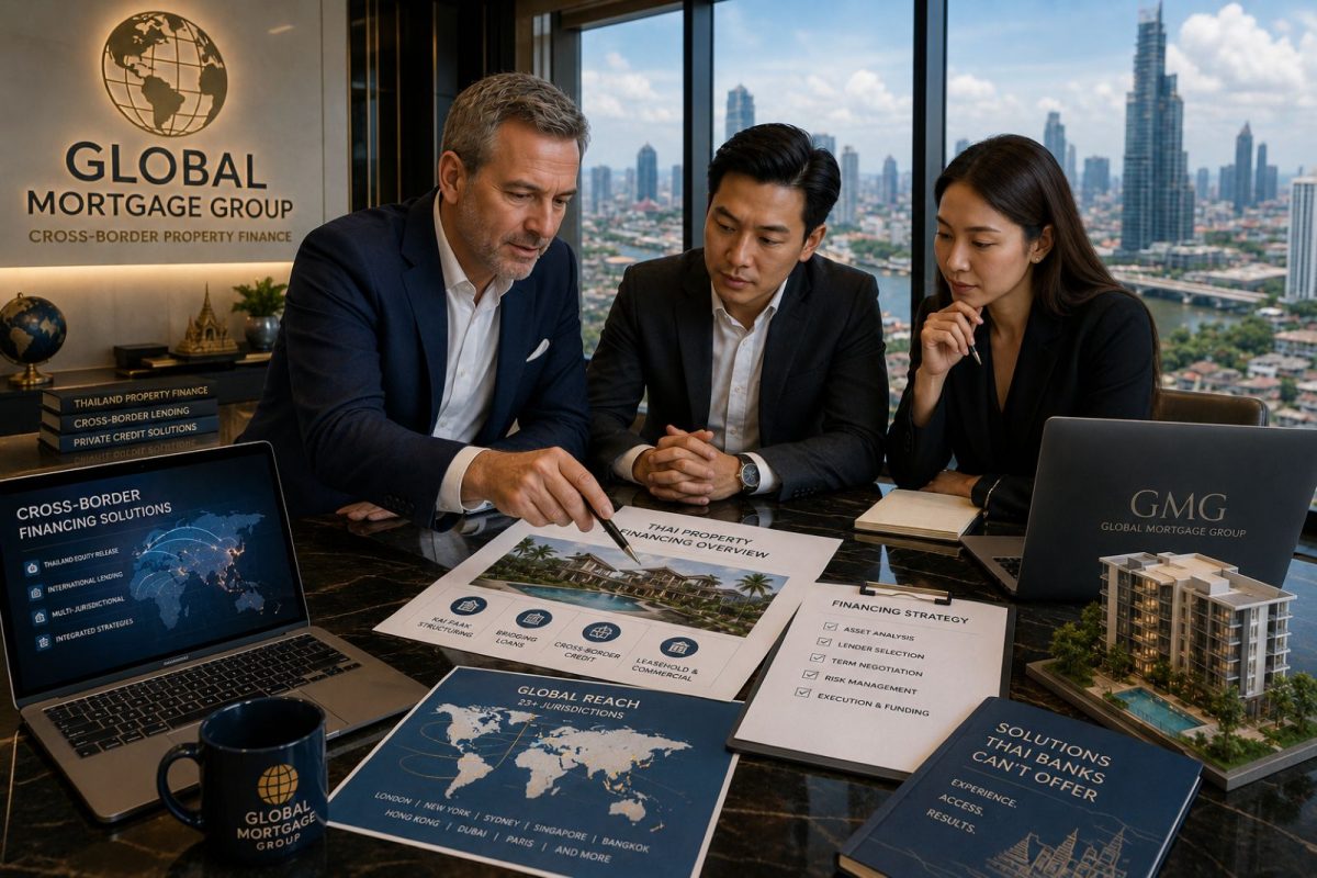 Global Mortgage Group team structuring cross-border Thai property financing for foreign owners
